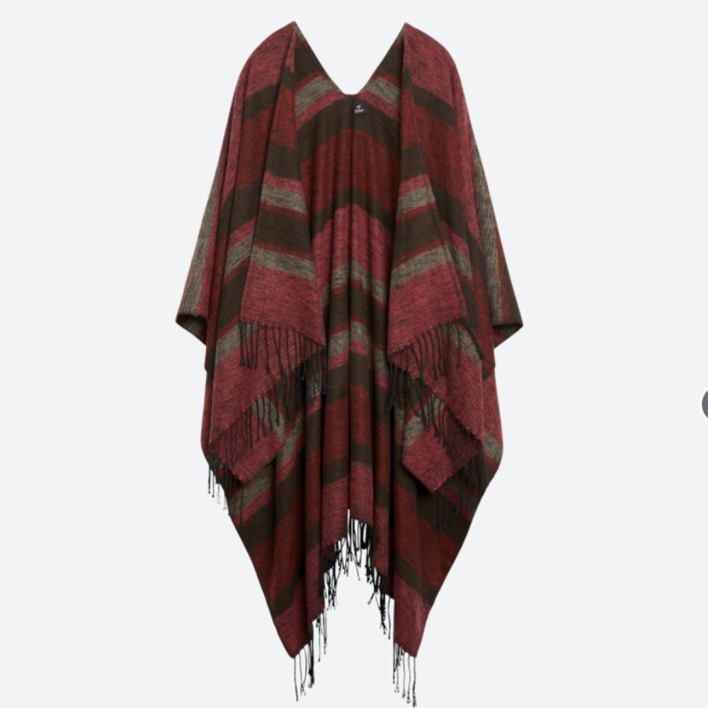 STITCH FIX - ECHO - STRIPED - CAPE SHAWL